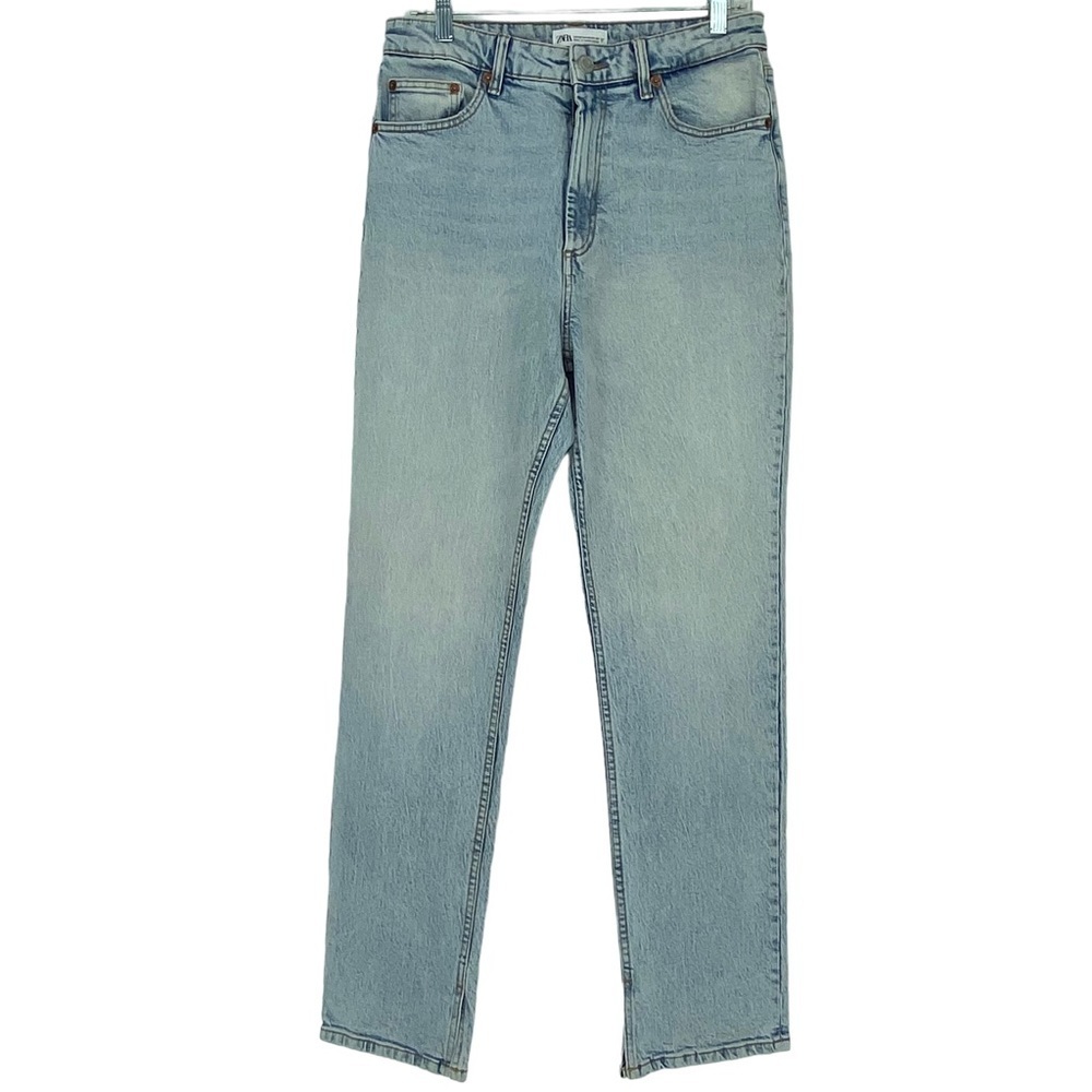 Zara Classic Straight Leg Light Blue Women's Jeans